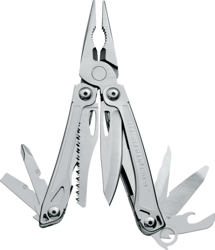 Hovedbilde Leatherman Sidekick m/taske Stainless BL